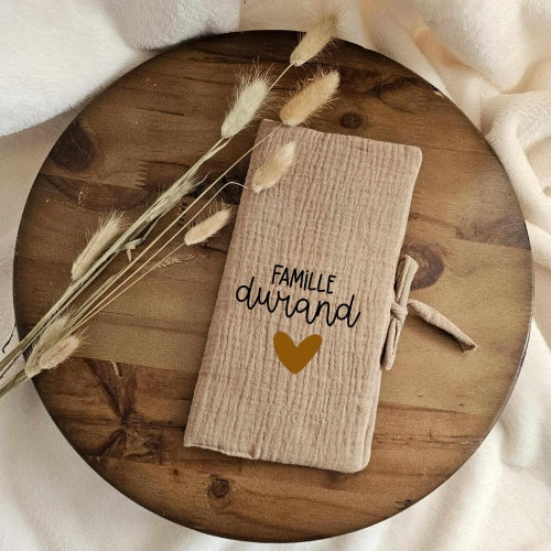 Livret de Famille Chocolat - Famille + Nom