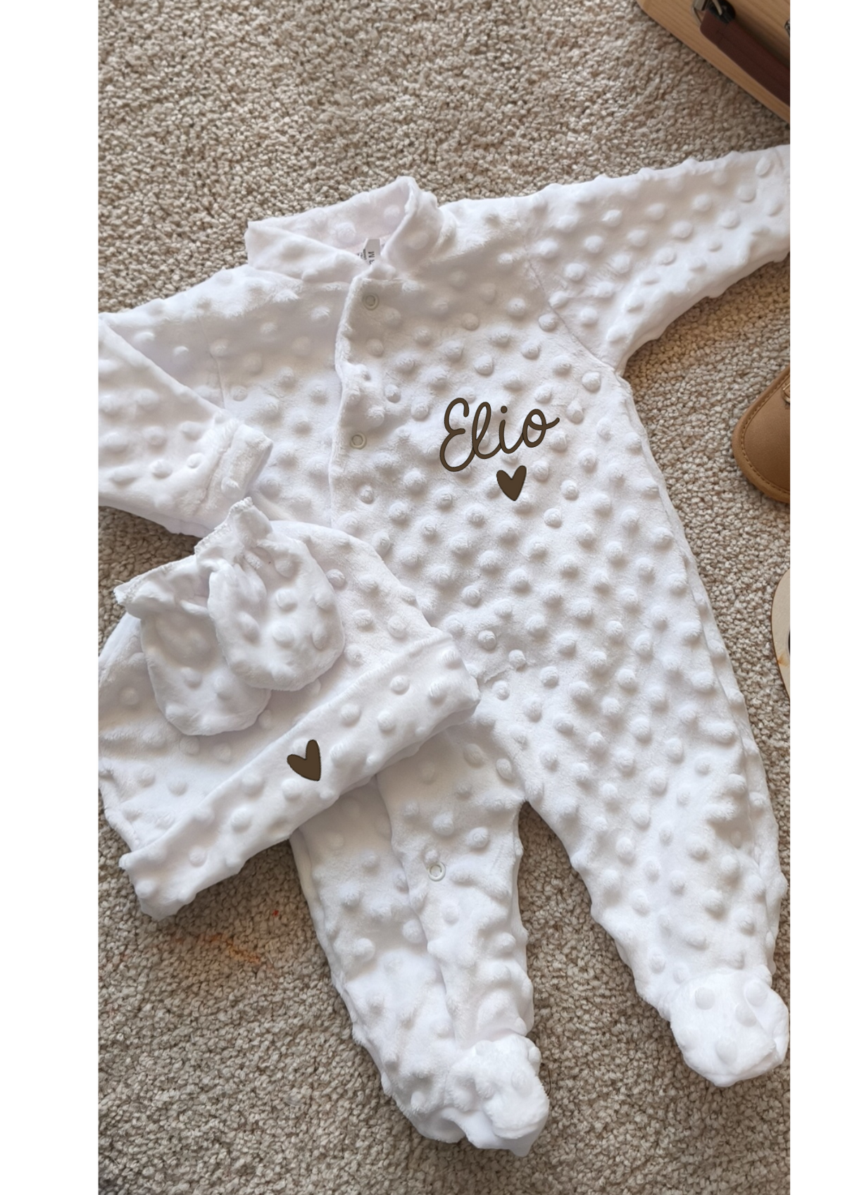 Pyjama Minky - Blanc