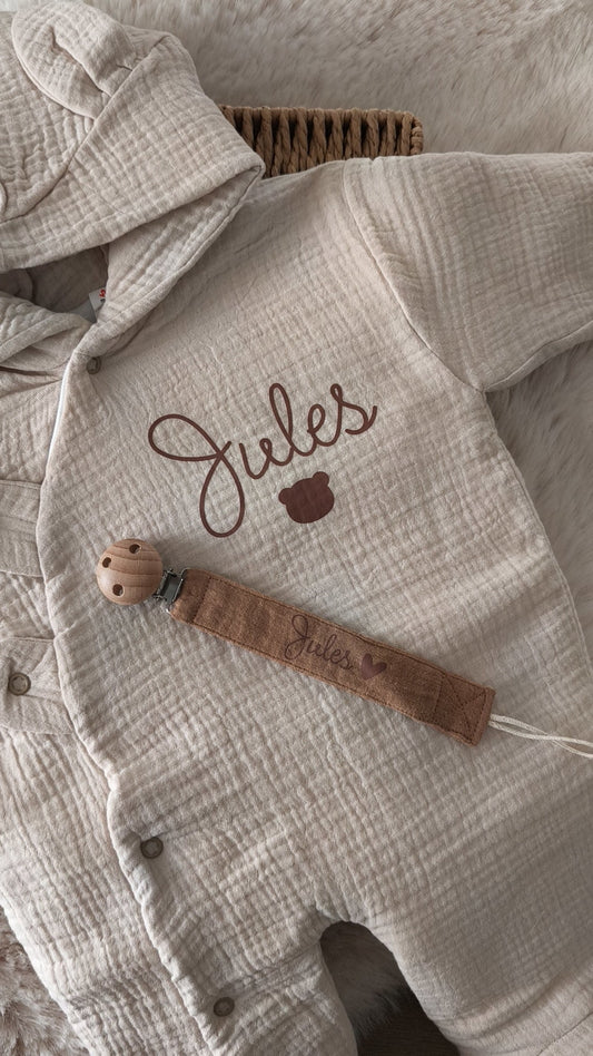 Combi pilote en Gaze de Coton