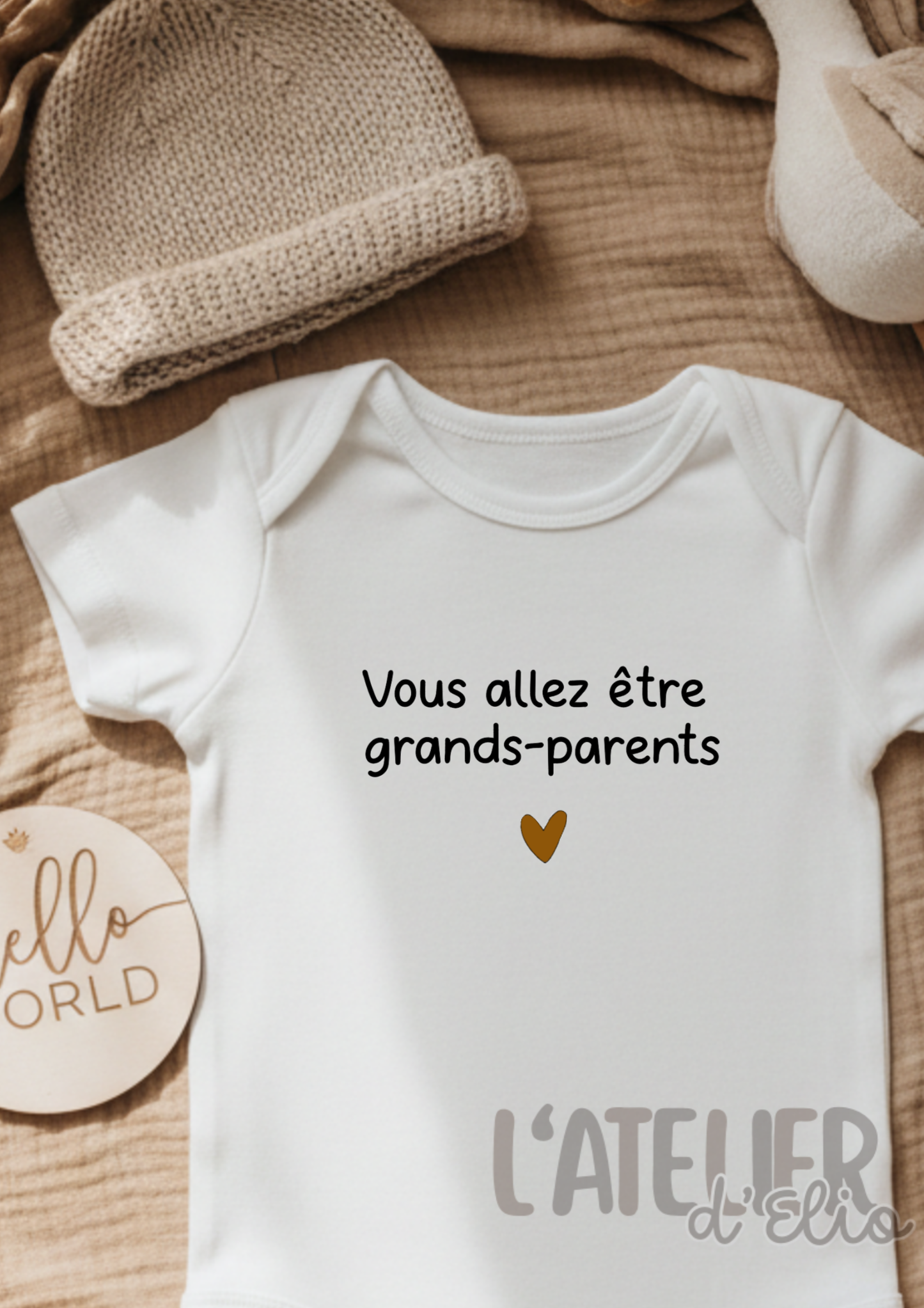 Body annonce - Vous allez être grands parents