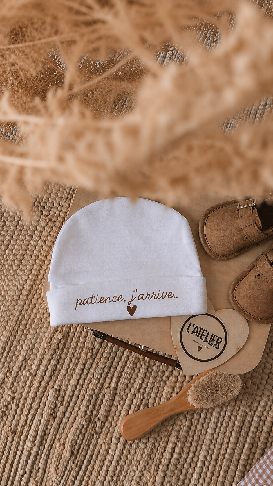 BONNET ANNONCE GROSSESSE | Patience, j'arrive...