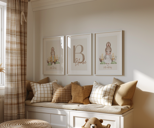 Affiches Lapin - Lot de 3