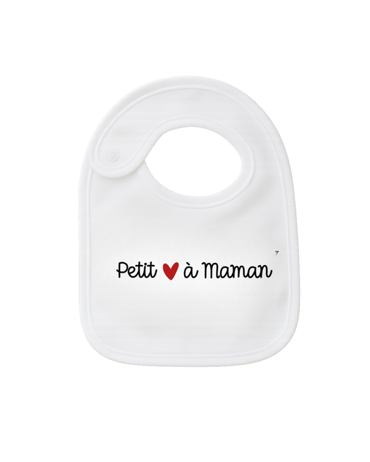 Bavoir - Petit cœur a Maman