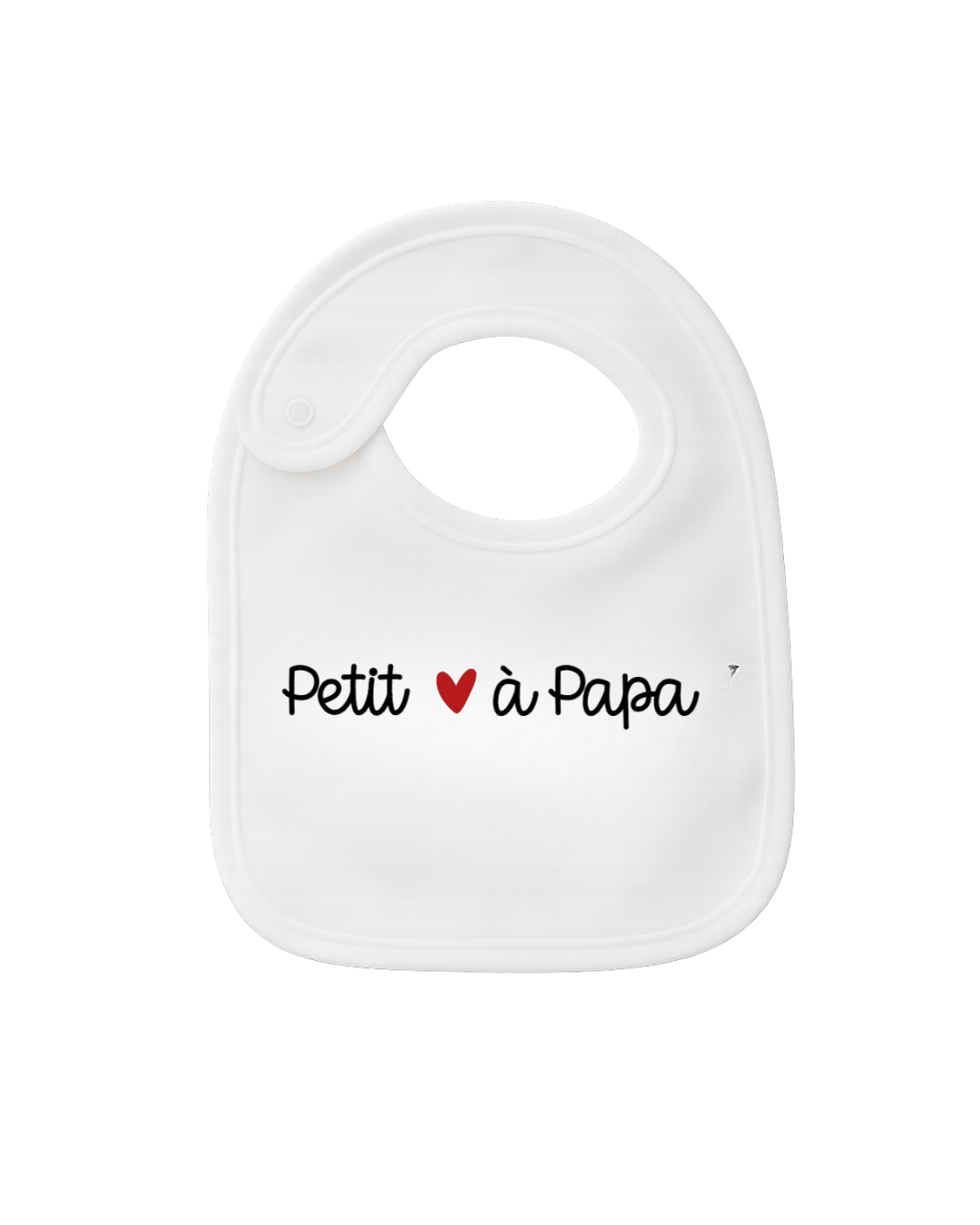 Bavoir - Petit cœur a Papa