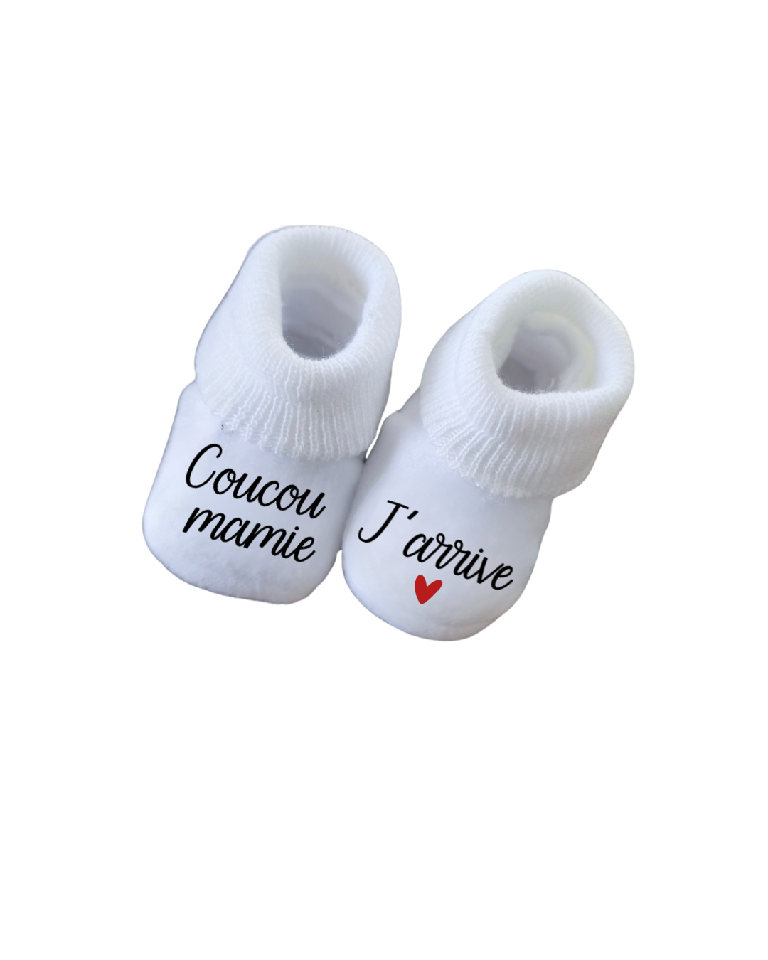 Chaussette - Coucou Mamie j'arrive