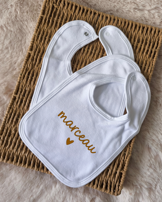 Bavoir - Prénom+ Symbole