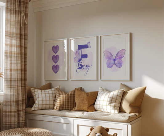 Affiches Papillon - Lot de 3