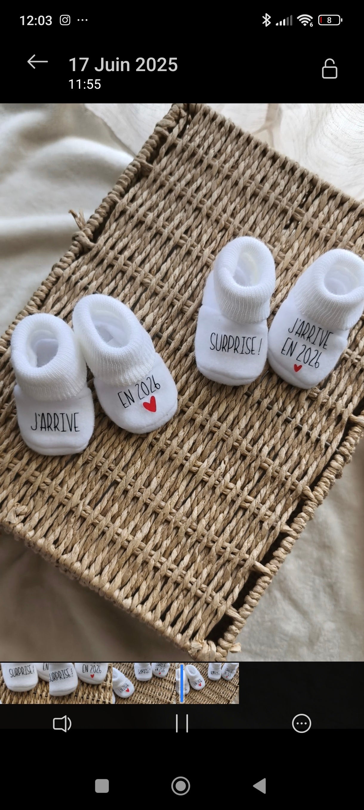 Chaussette - Surprise j'arrive !