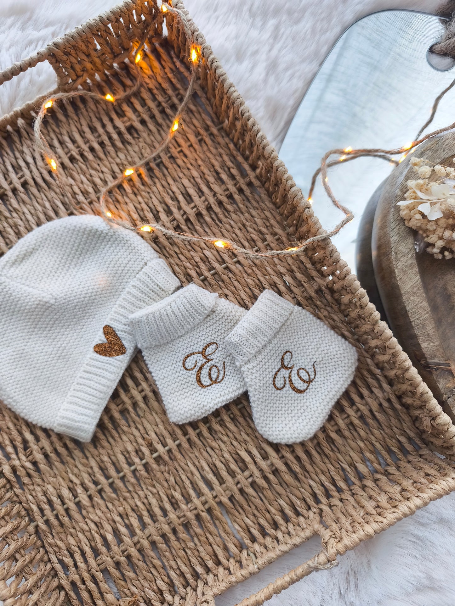 Bonnet & Chaussette maille.