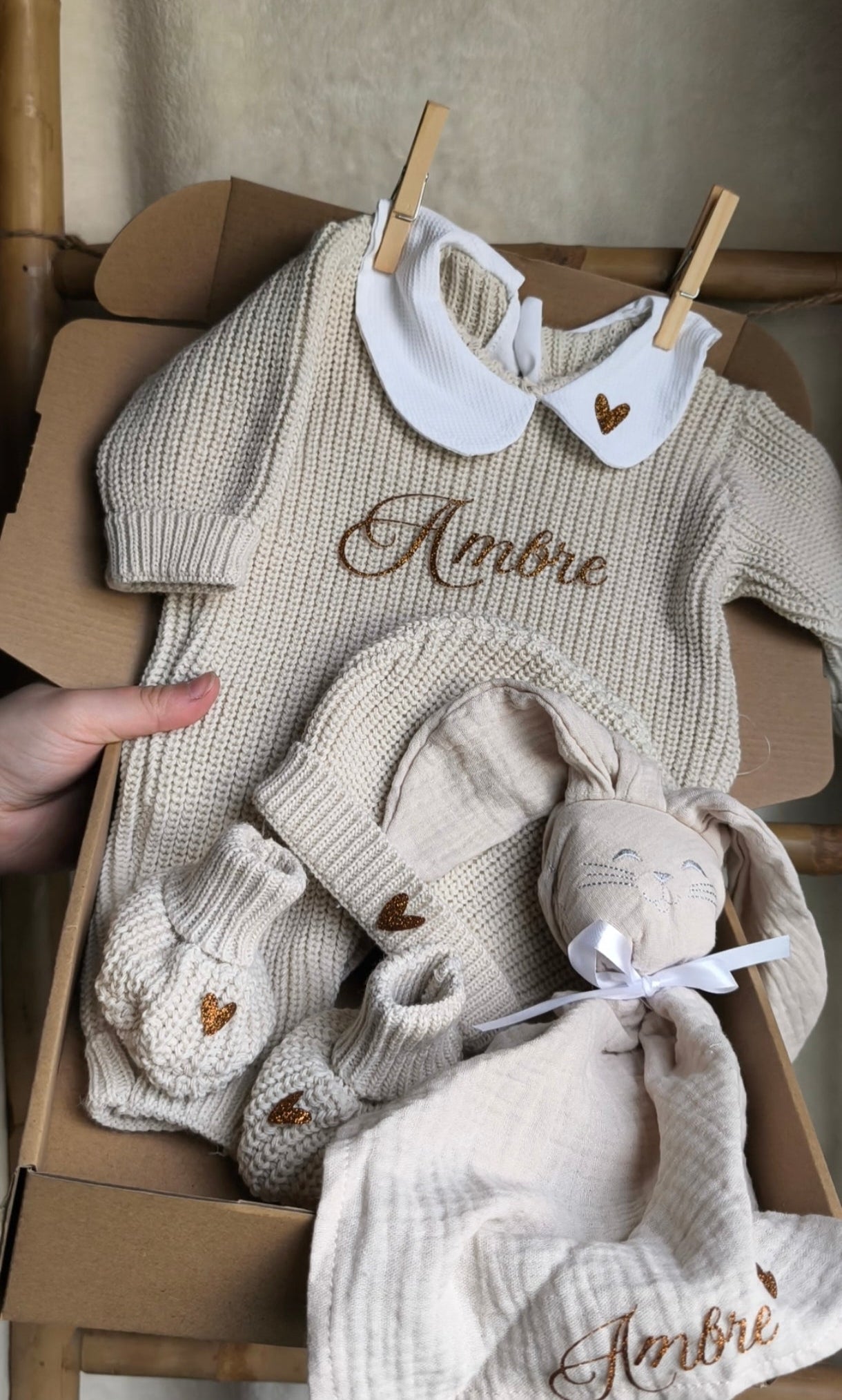 Ensemble col - Ensemble maille & Doudou