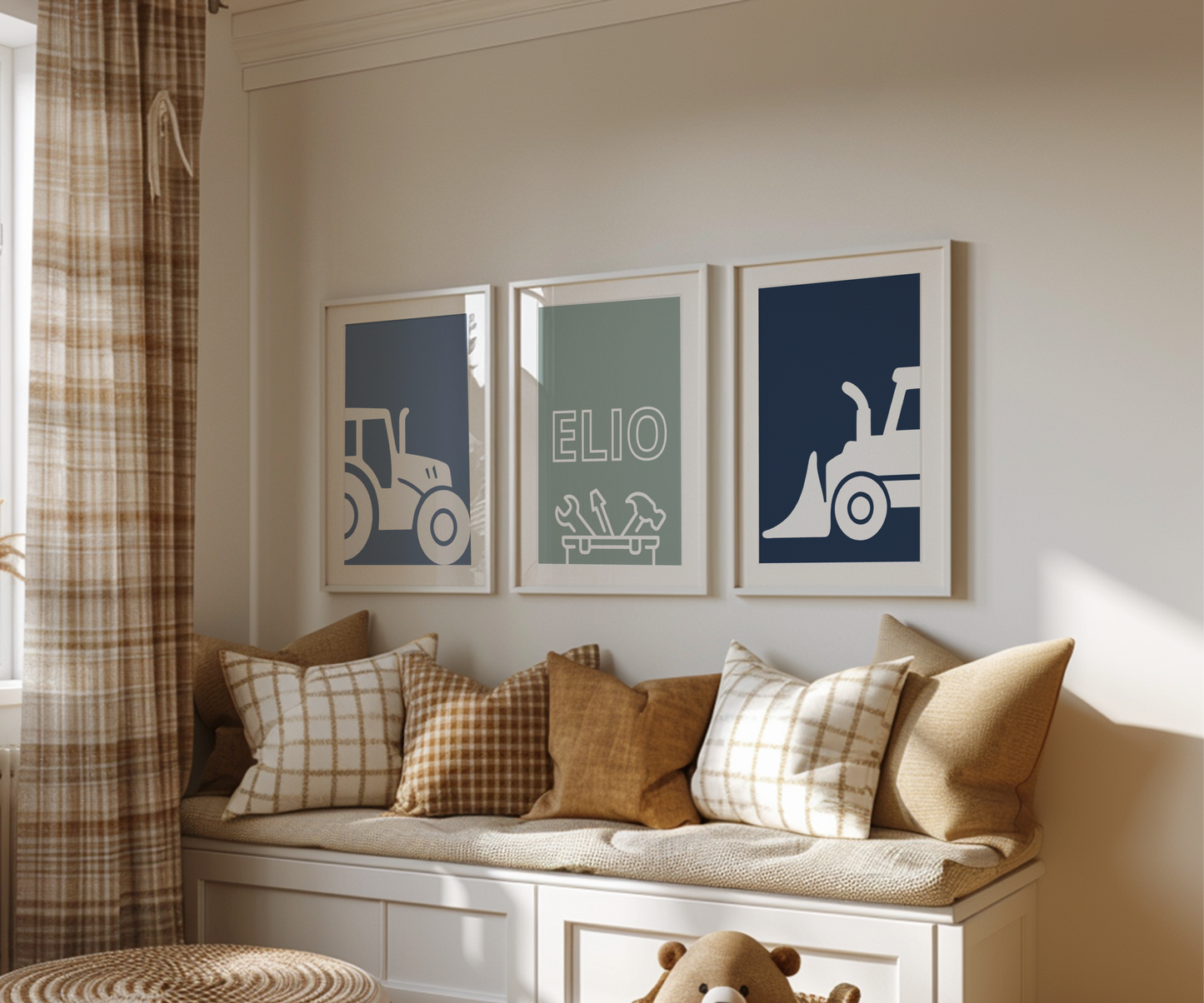 Affiche Tracteur - Lot de 3.