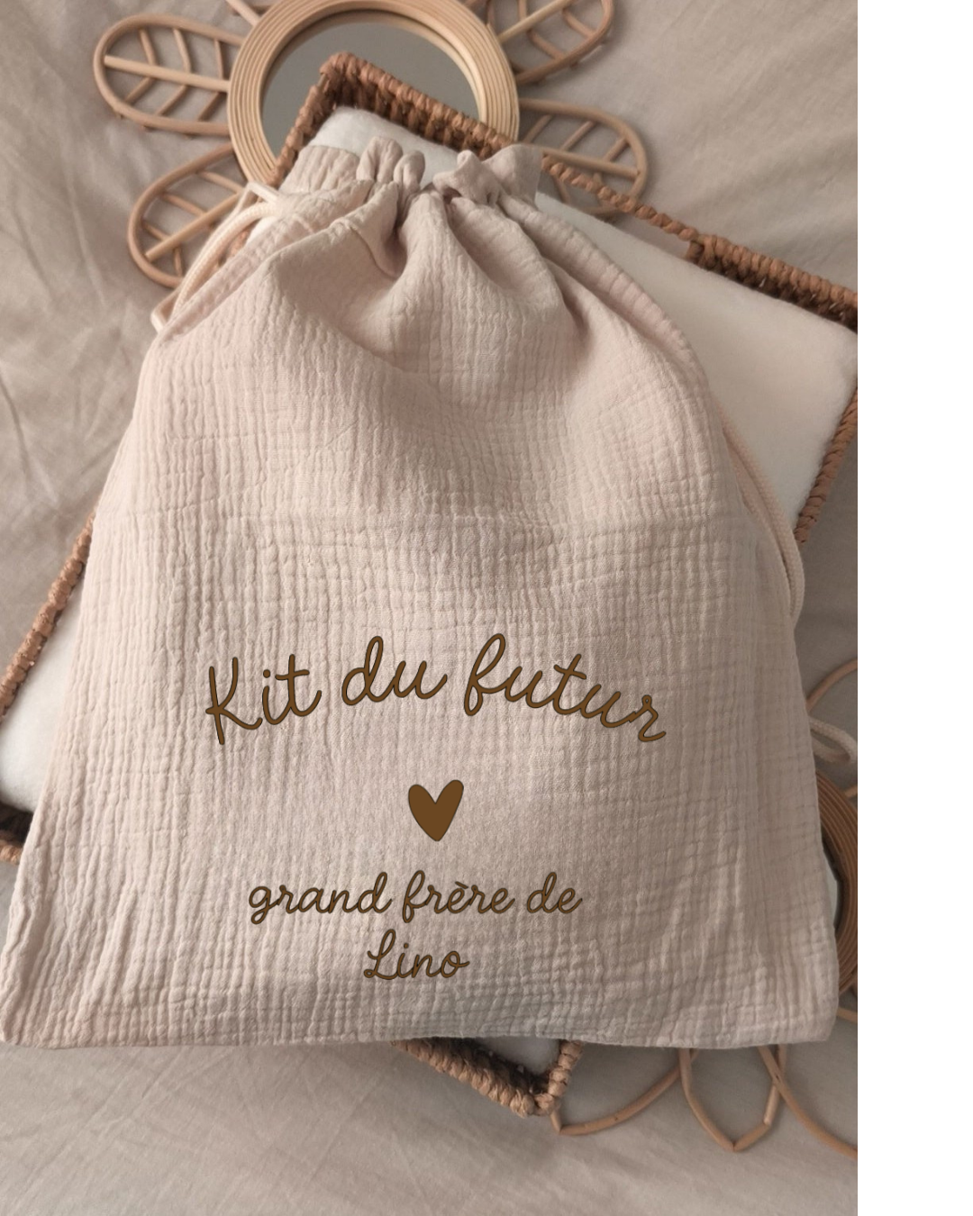 Sac personnalisé | Kit du futur grand frère