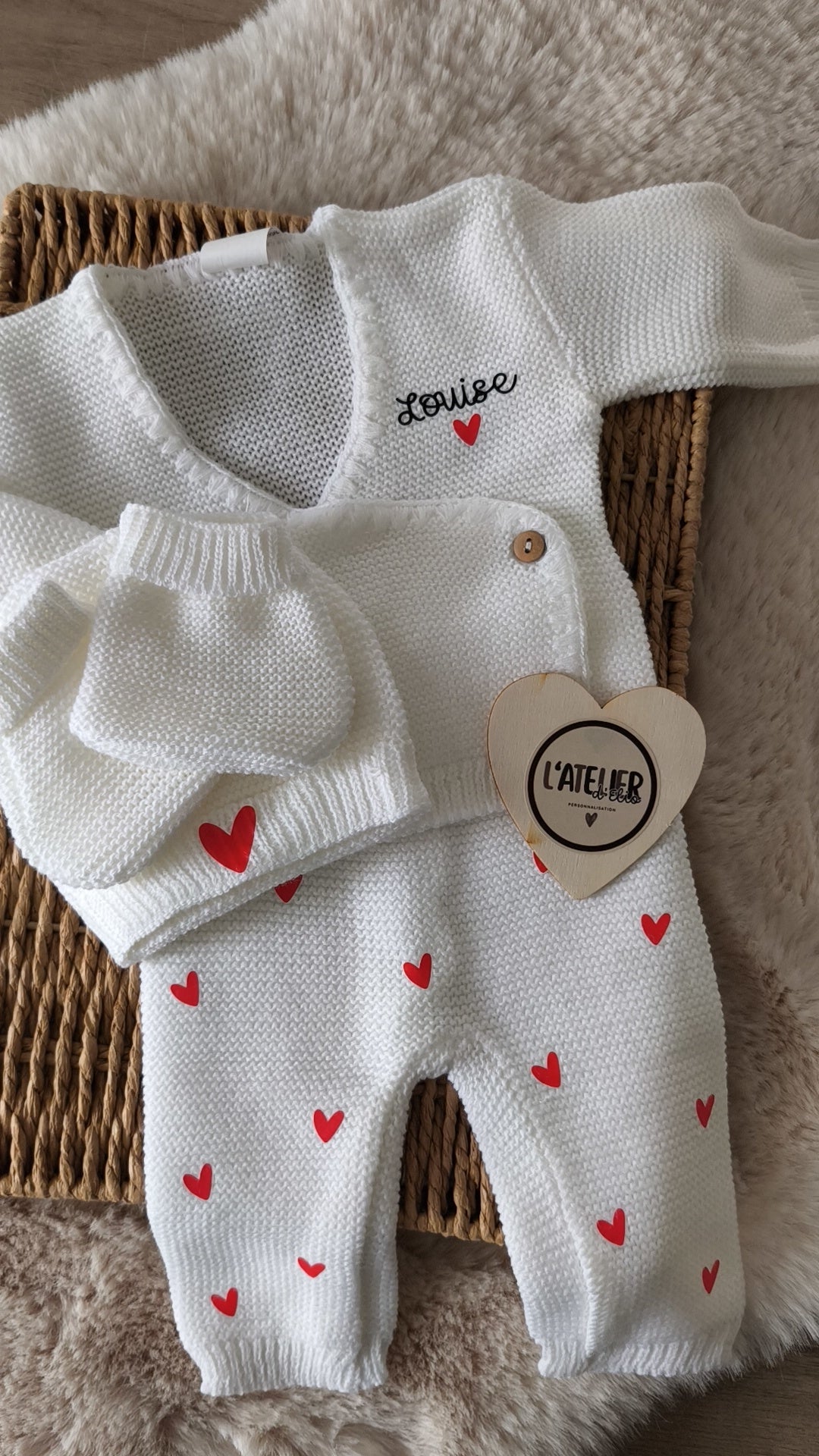 Ensemble Cache Cœur  - Mini