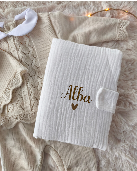 Carnet de santé Blanc - Prénom