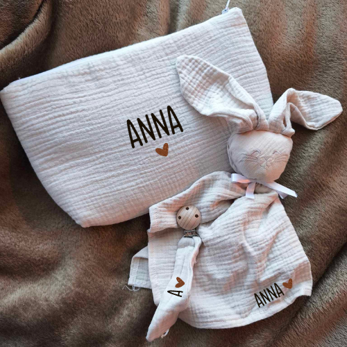 COFFRET CADEAU - Trousse - Doudou - Attache tétine