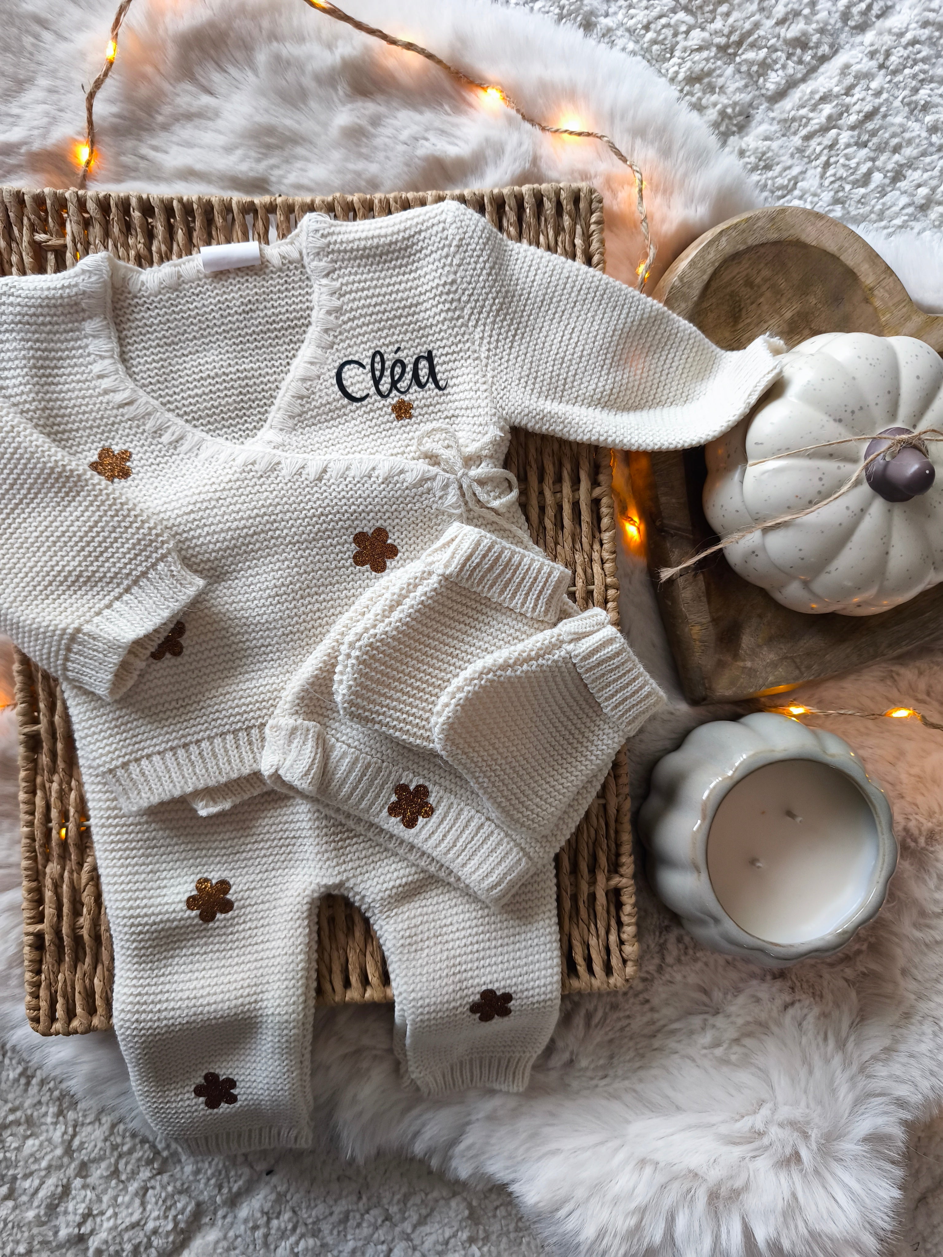 Ensemble Cache Cœur  - Personnalisable