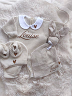 Duo Naissance Bébé – Ensemble Maille & Doudou