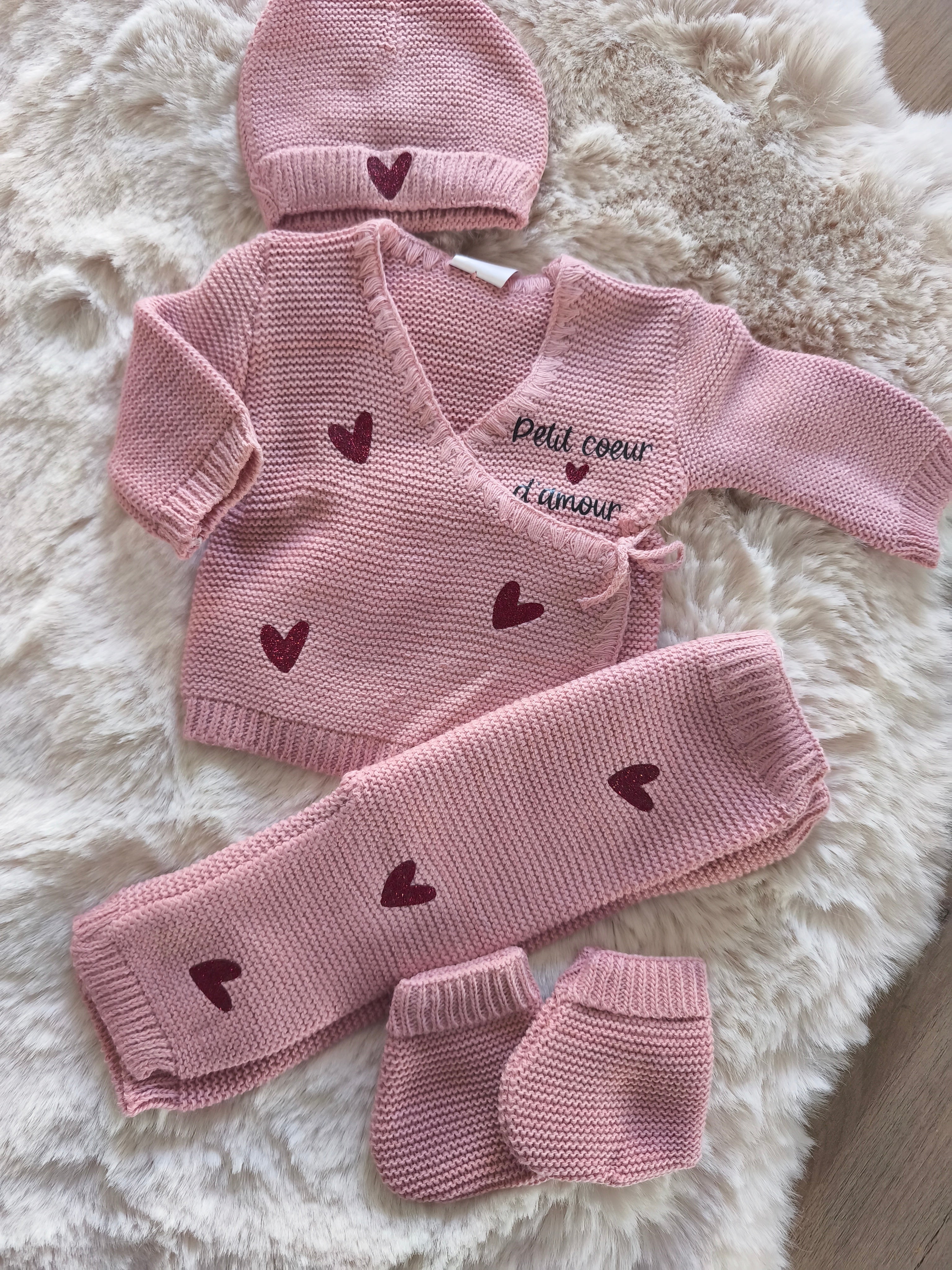 Ensemble Cache Cœur  - Personnalisable