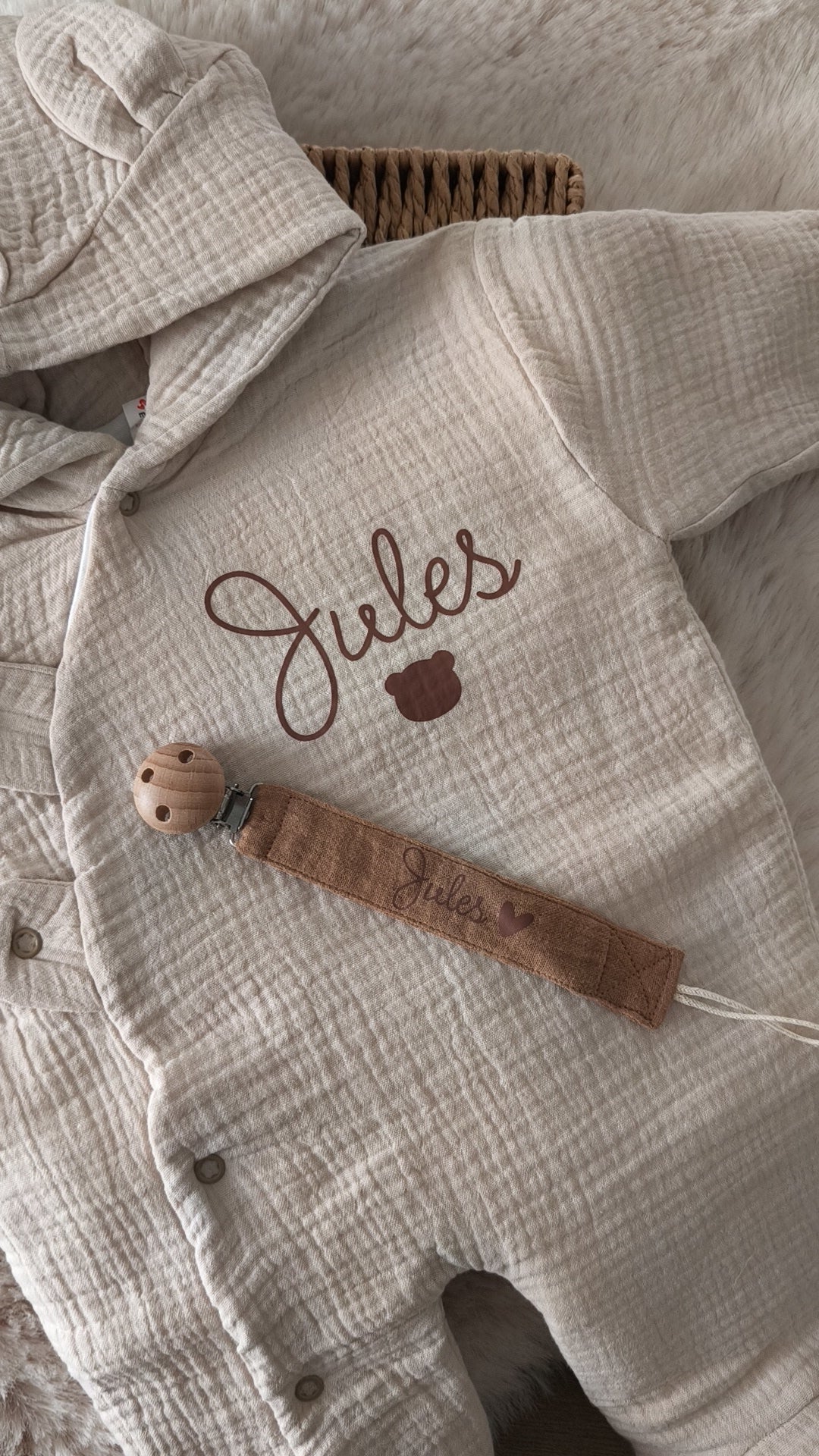 Combi pilote en Gaze de Coton