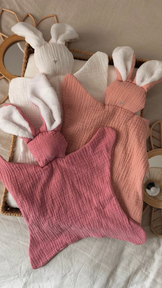 Doudou Lapin Douceur - Plusieurs coloris