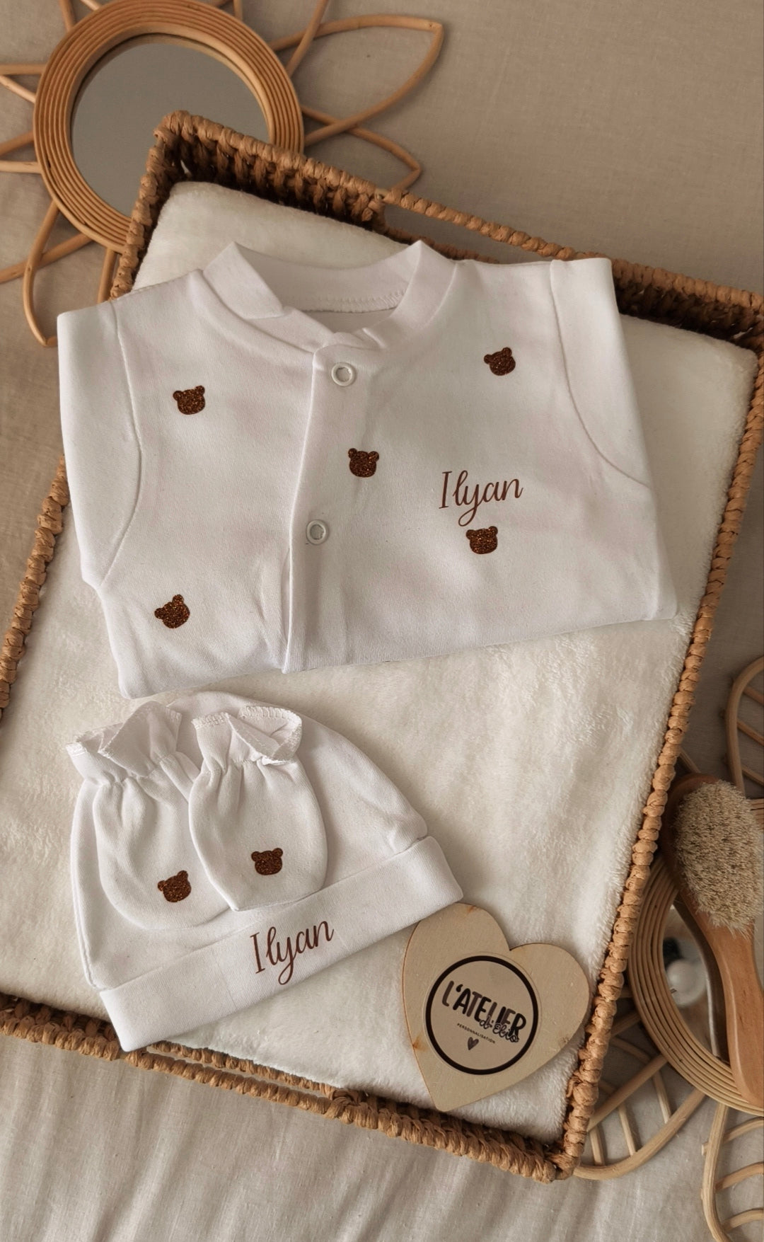 Pyjama naissance Coton - Petit symbole