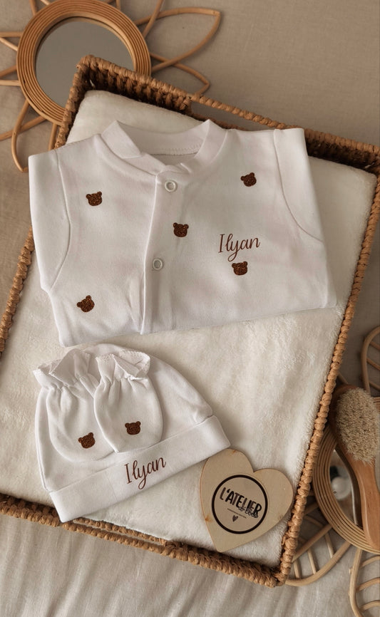 Pyjama naissance Coton - Petit symbole