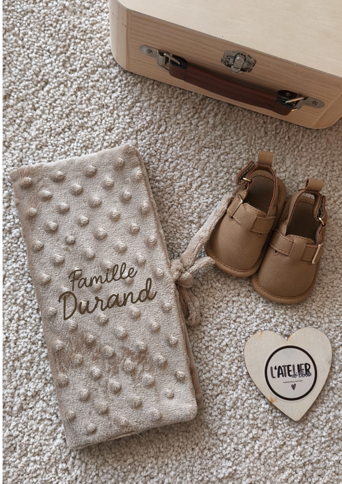 Livret de Famille - Minky Beige