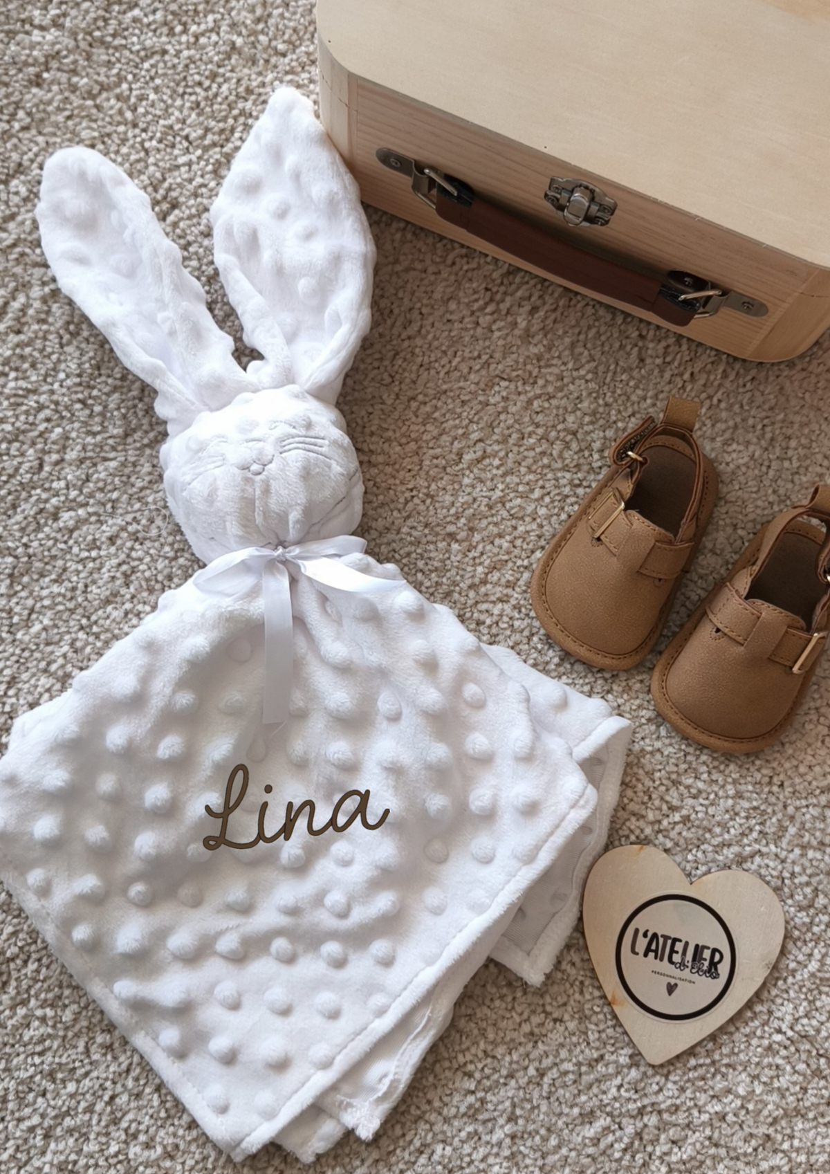 Doudou Minky - Blanc