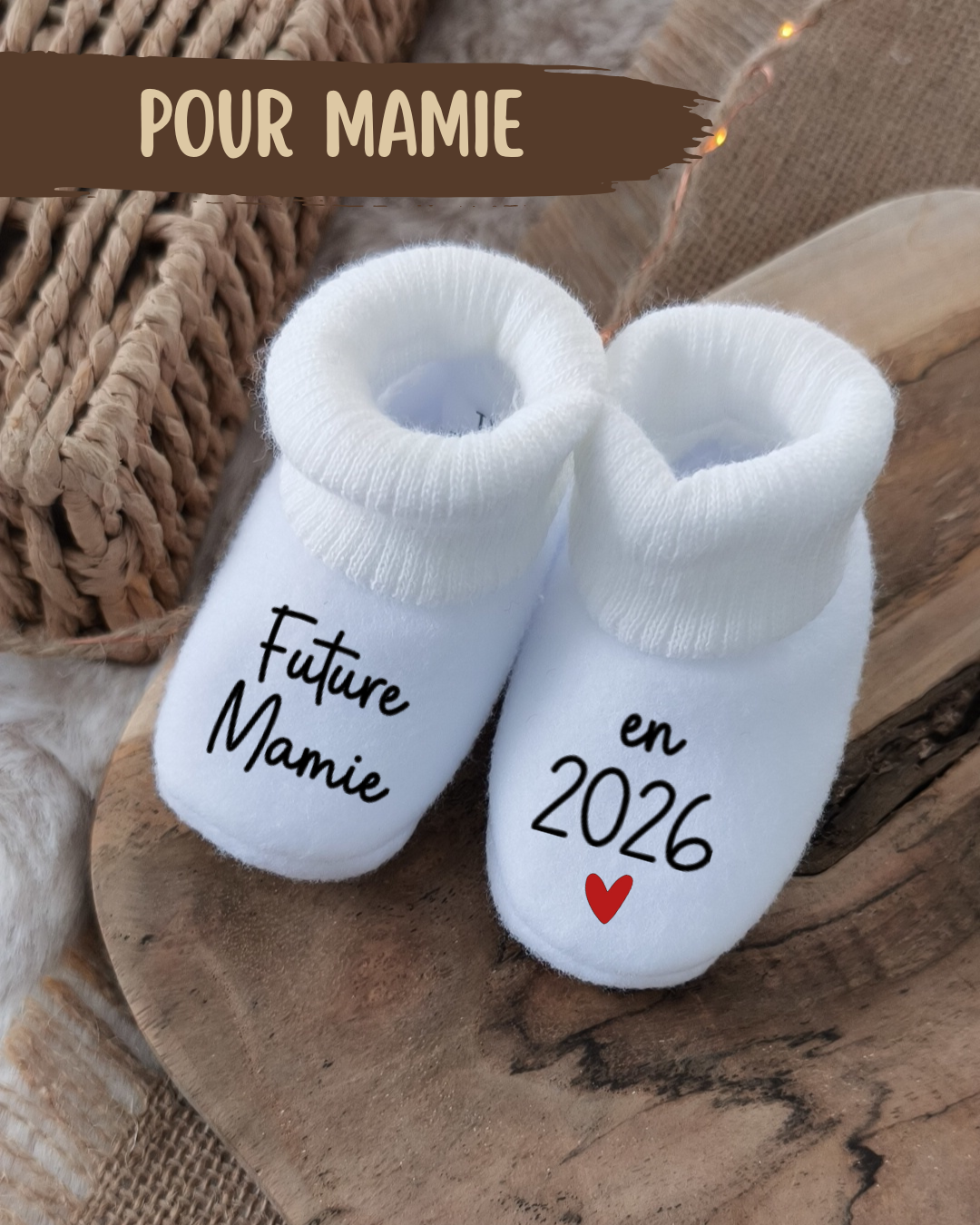 Chaussette - Future Mamie en 2026 !