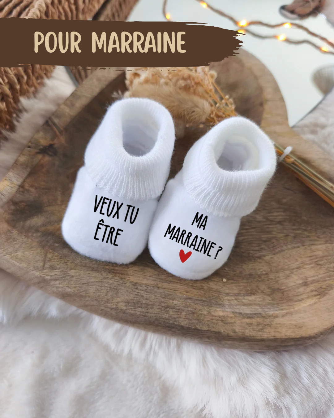 Chaussette - Veux tu être ma Marraine ?