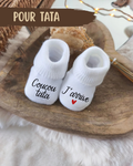 Chaussette - Coucou Tata j'arrive !