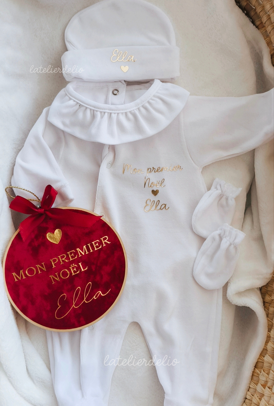 Tenue de Noël Blanche - Personnalisable