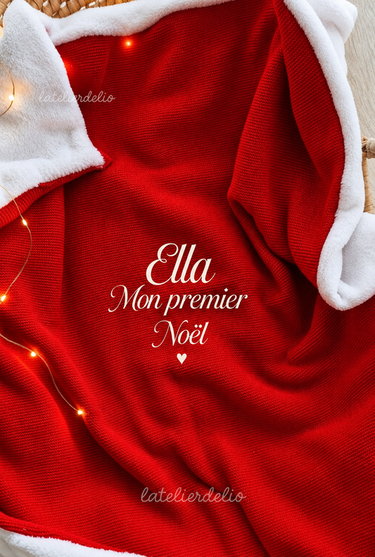 Couverture de Noël - Rouge