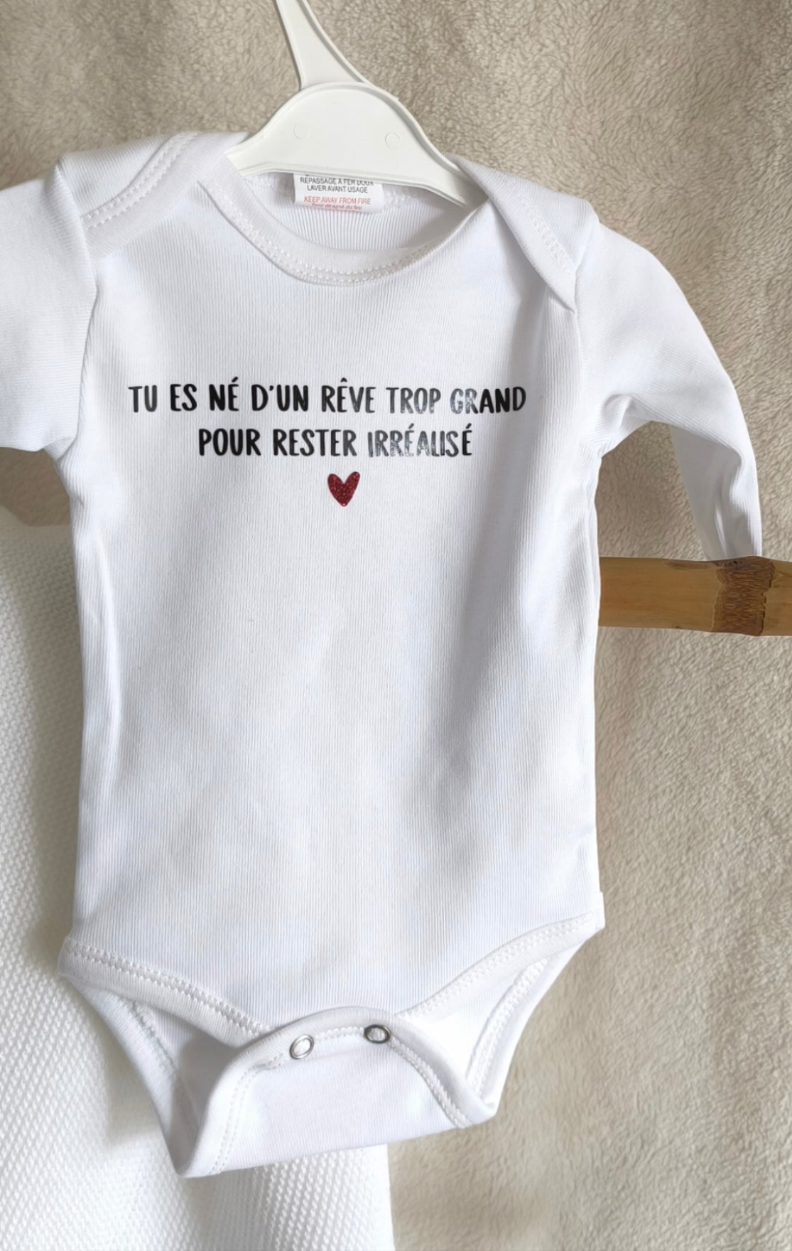 BODY - Tu es né(e) d'un rêve trop grand pour rester irréalisé.