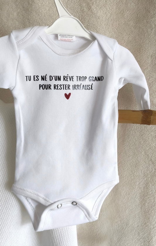 BODY - Tu es né d'un rêve trop grand pour rester irréalisé.