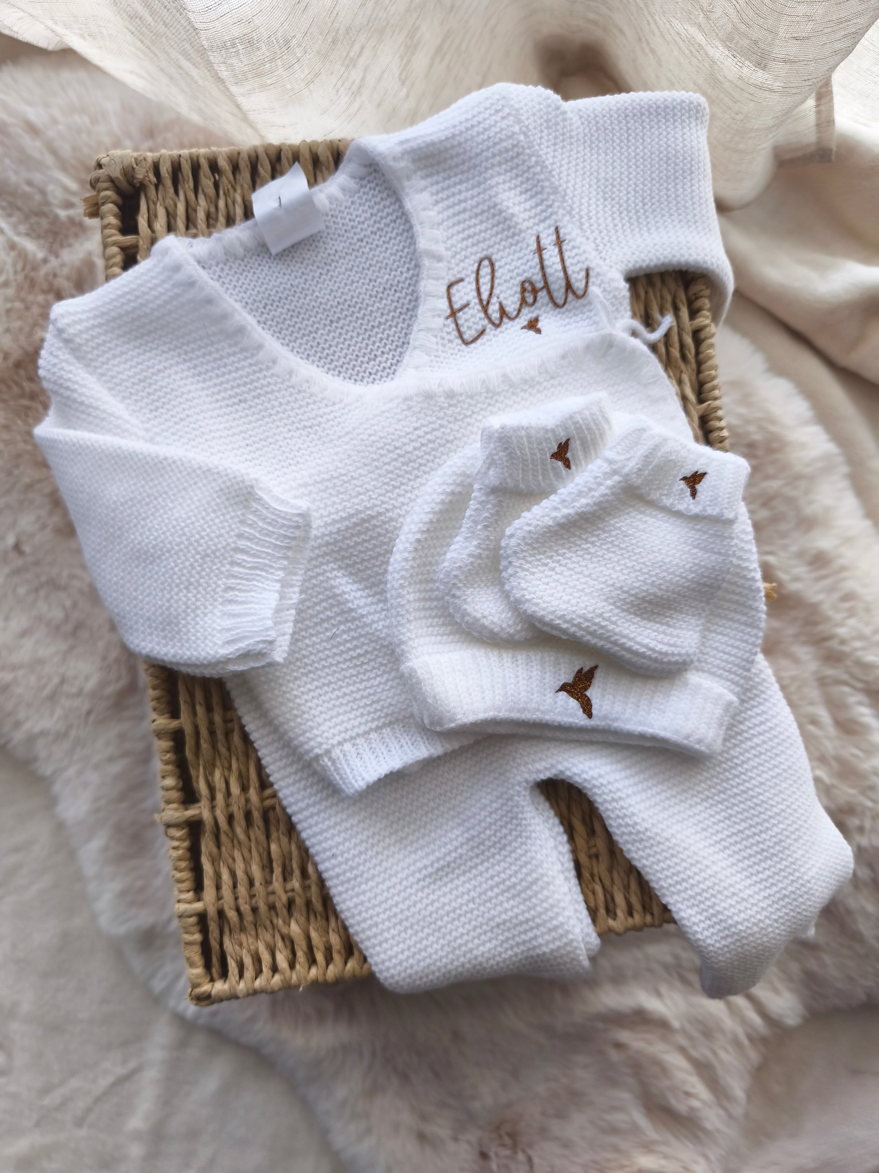 Ensemble Cache Cœur - Prénom