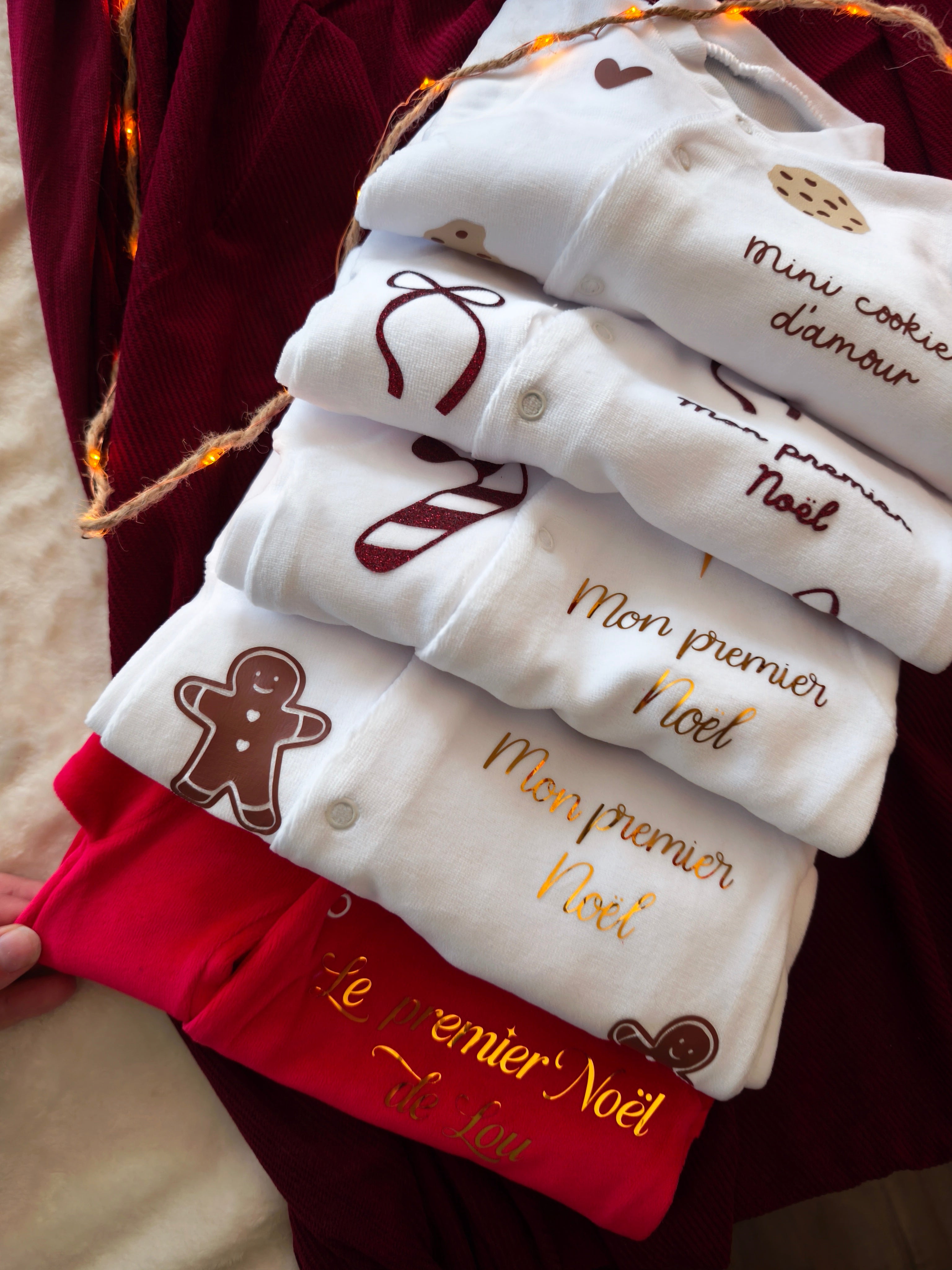 Pyjama en velours - Mon premier Noël