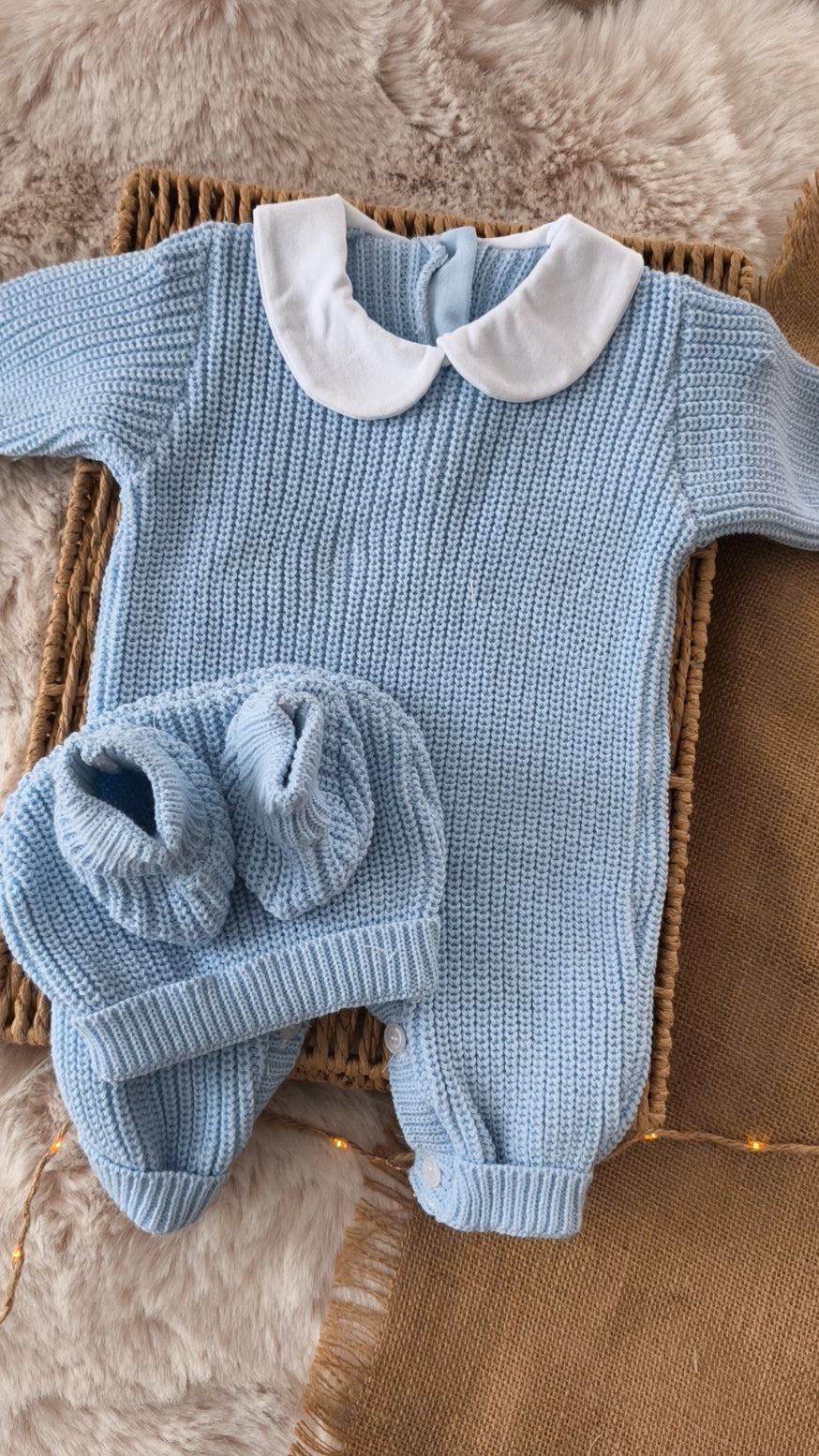 Ensemble col maille - Prénom