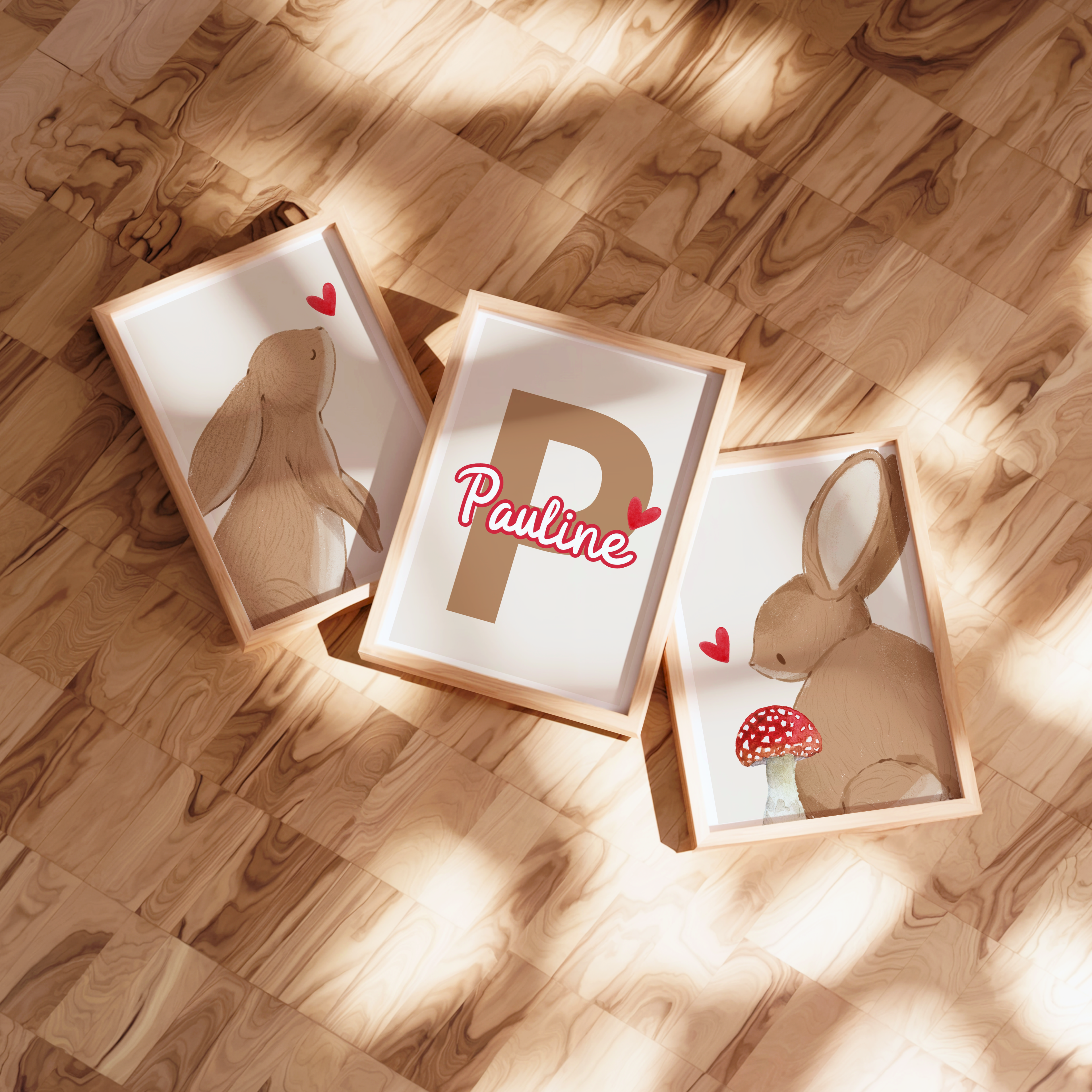 Affiches Lapin - Lot de 3