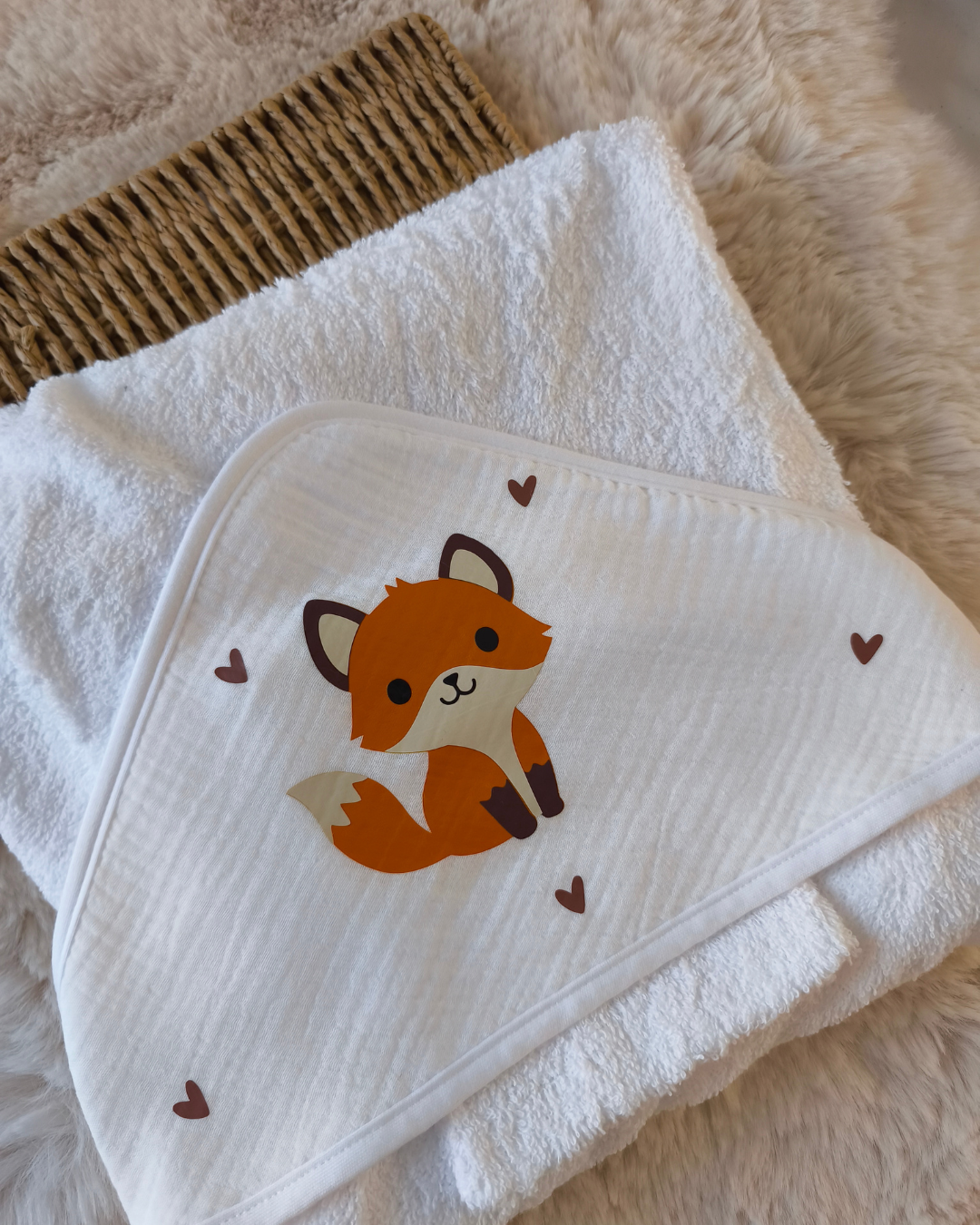 COLLECTION AUTOMNE - Cape de bain Renard