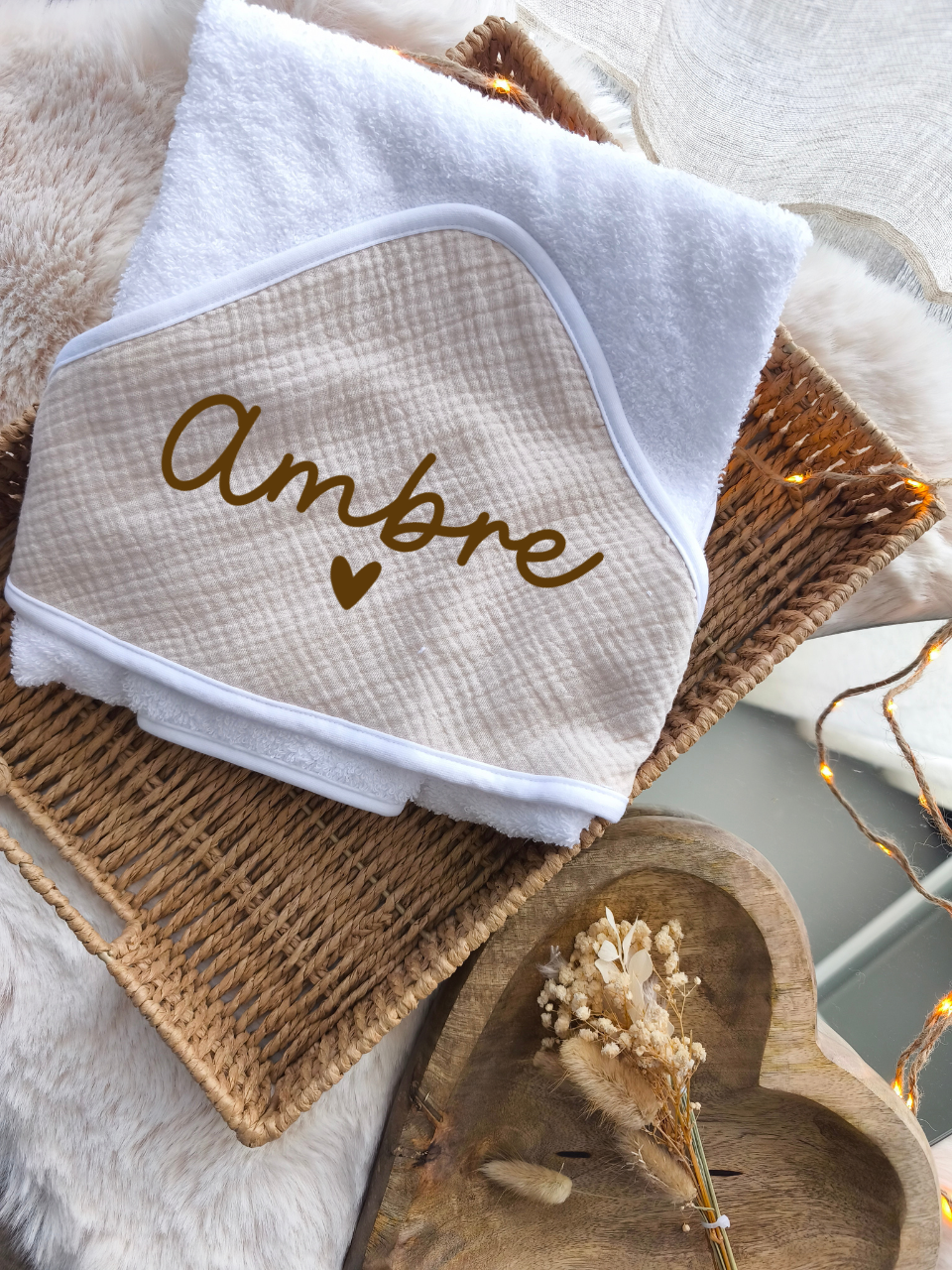 Cape de bain - Prénom