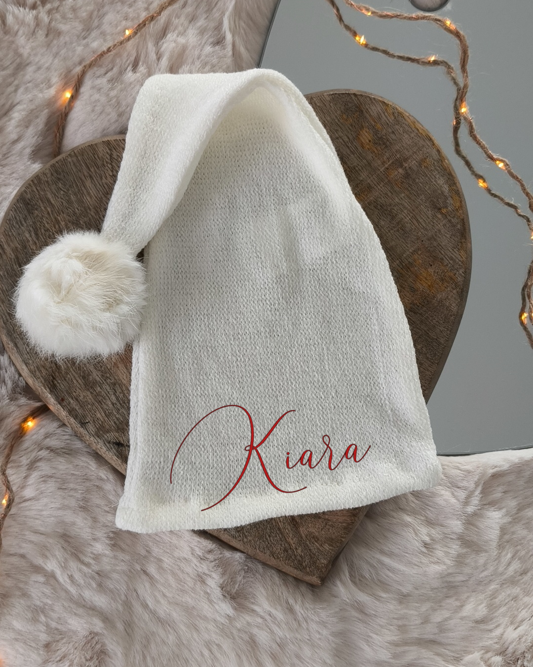 Bonnet de Noël - Blanc