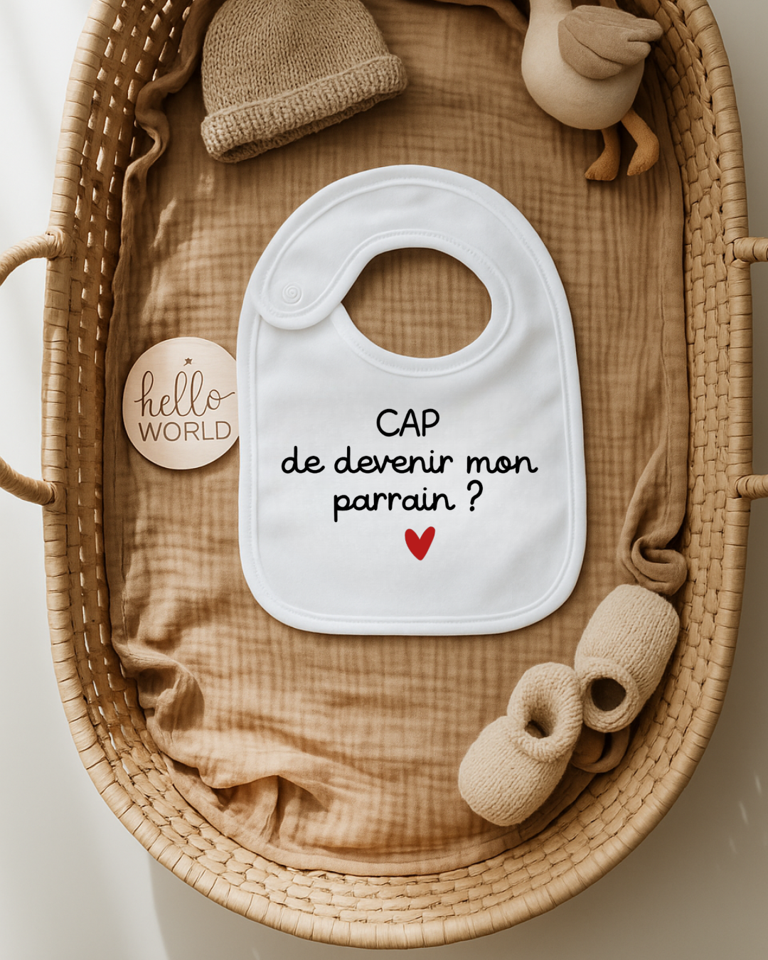 Bavoir - CAP de devenir mon Parrain