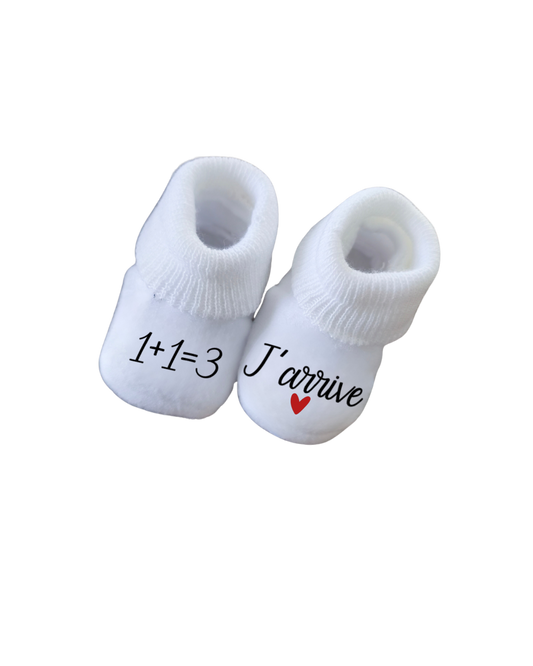Chaussette - 1+1 =3 J'arrive !