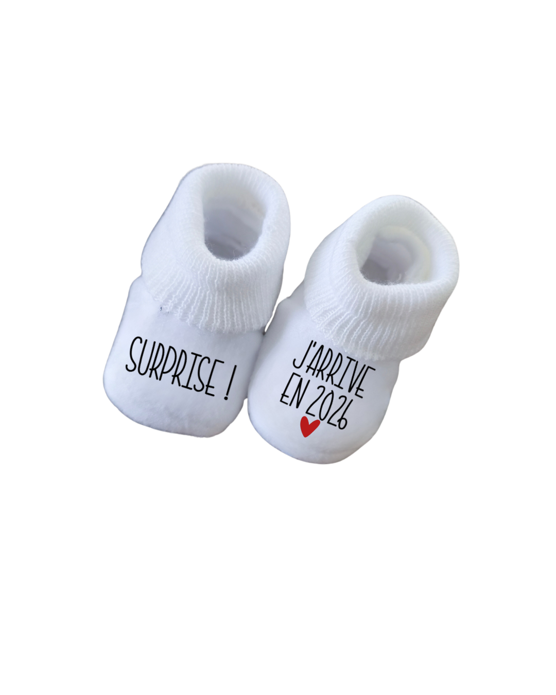 Chaussette - Surprise ! J'arrive en 2027