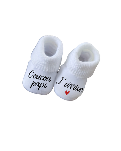 Chaussette - Coucou Papi j'arrive