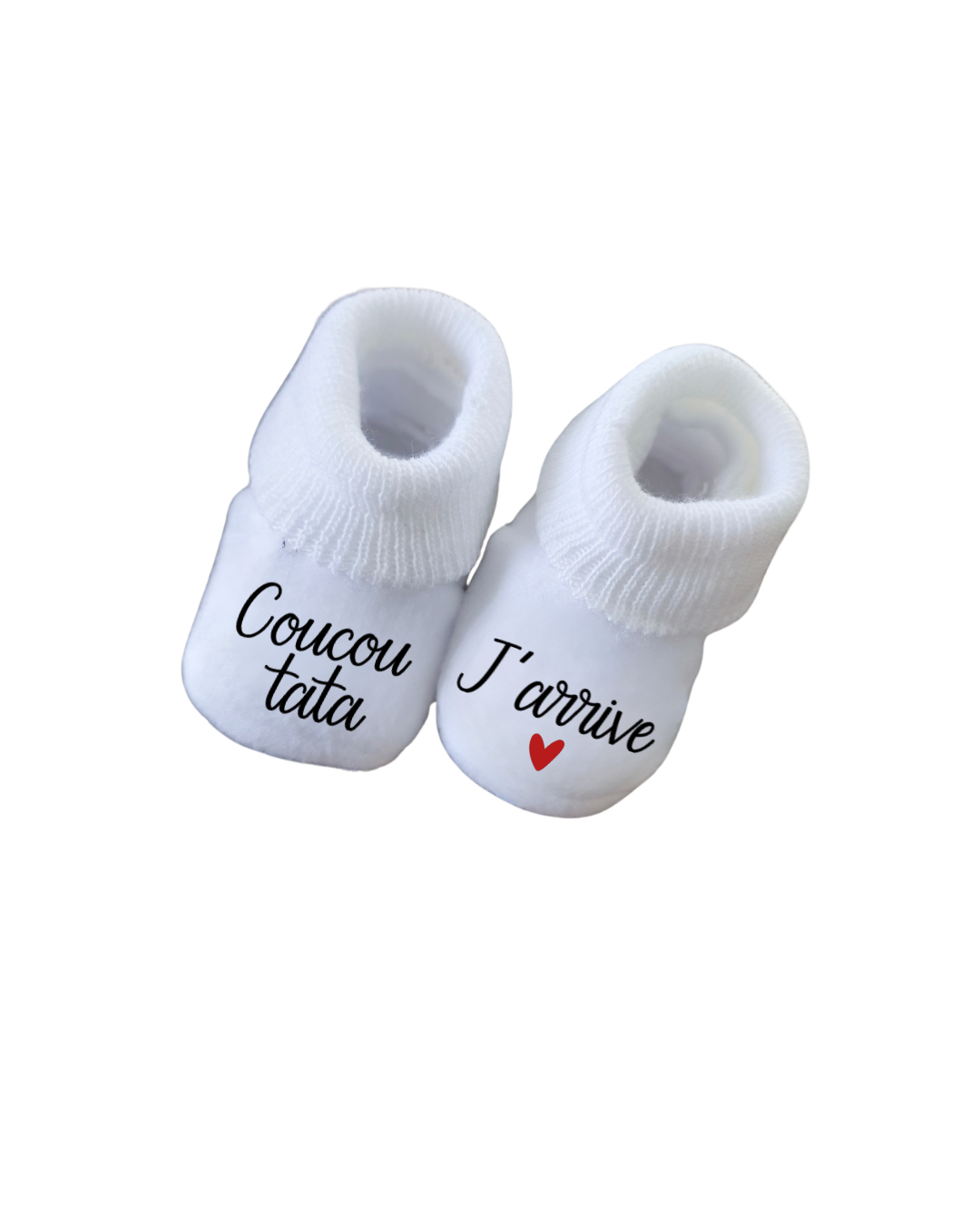 Chaussette - Coucou Tata j'arrive !
