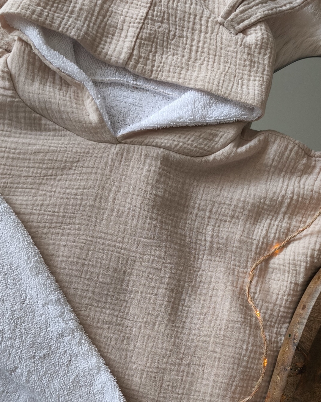 Poncho de bain - Gaze de coton