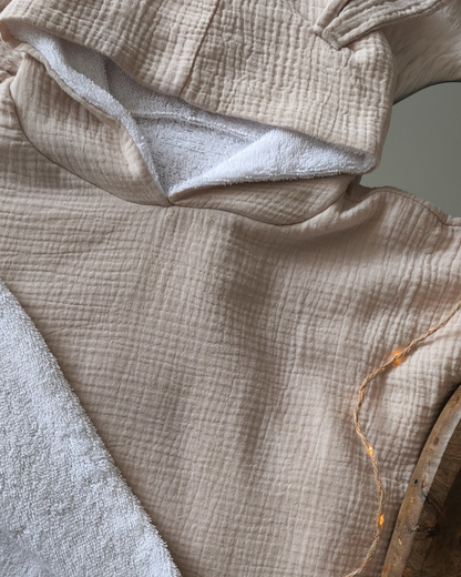 Poncho de bain - Gaze de coton
