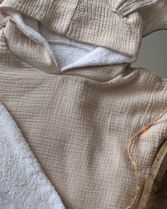 Poncho de bain - Gaze de coton